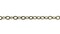 JewelrySupply 4x3mm Antique Brass Plated Cable Chain (Priced per Foot)
